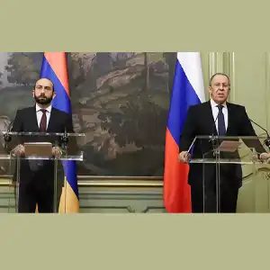 Пресс-конференция глав МИД России и Армении по итогам встречи в Москве