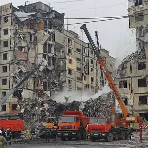 Обрушении жилого многоэтажного дома в Днепропетровске