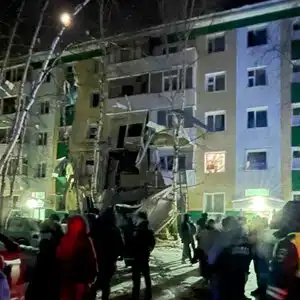 Взрыв газа в жилом доме на улице Мира в Нижневартовске