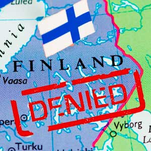 Финляндия ближайшей ночью закроет границу для въезда туристов из России