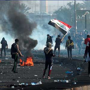 Число погибших в ходе протестных акций в Багдаде достигло 10