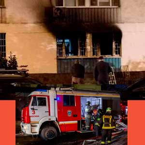 Пожар в московском хостеле