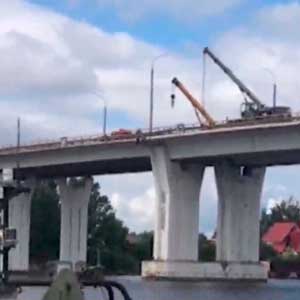 Обстрел Антоновского моста в Херсоне