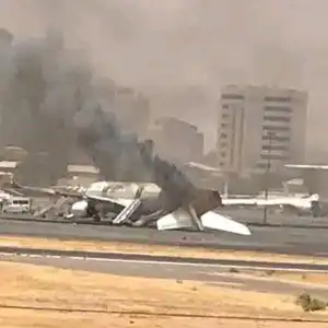 сгорело два самолёта