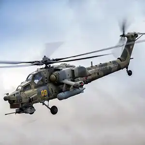 Вертолет Ми-28 потерпел катастрофу в пятницу во время учебного полета в Крыму