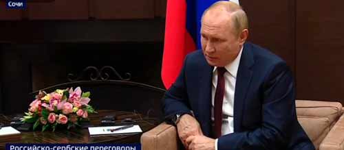Путин на встрече с Вучичем назвал большой бедой трагедию на шахте «Листвяжная»