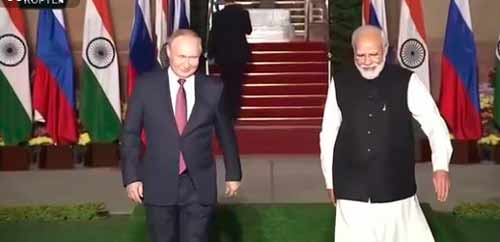 В Нью-Дели проходит встреча Путина и Моди.