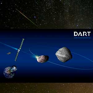 Американский зонд DART столкнулся с астероидом Диморф