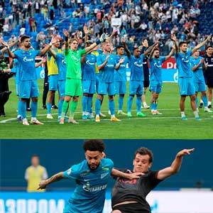 «Зенит» забил пять безответных мячей «Локомотиву» в домашнем матче РПЛ