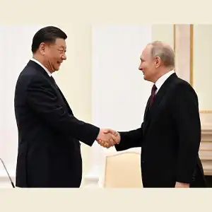Прямой эфир встреча Владимира Путина с председателем КНР Си Цзиньпина