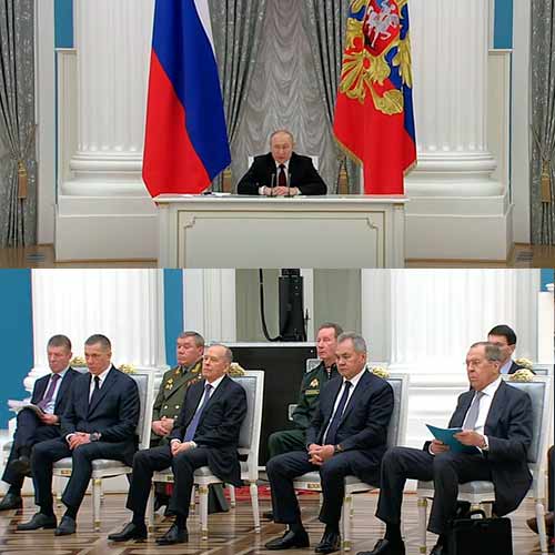 Срочное собрание Владимира Путина и Совета безопасности.