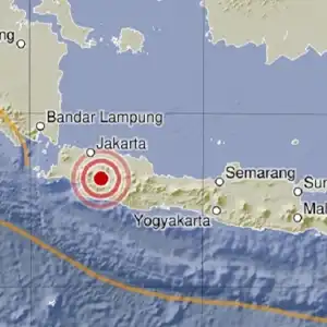 Землетрясения магнитудой 5,1 в Индонезии