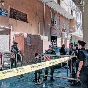 В результате пожара в церкви в Египте погибли более 40 человек